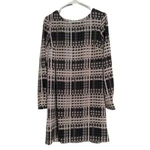 Thakoon‎ for Design Nation Black and White Long Sleeve Dress Size Small